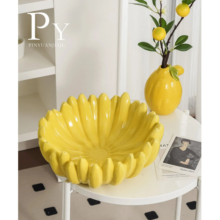 Banana  Ceramic Fruit Plate