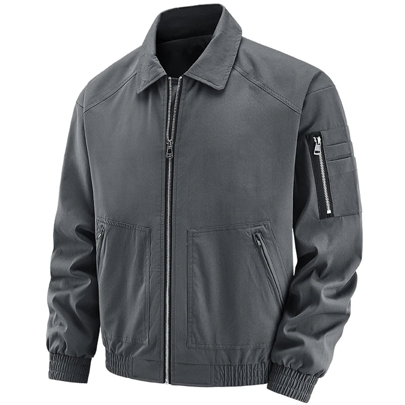 Water Resistant Waxed Zipper Jacket