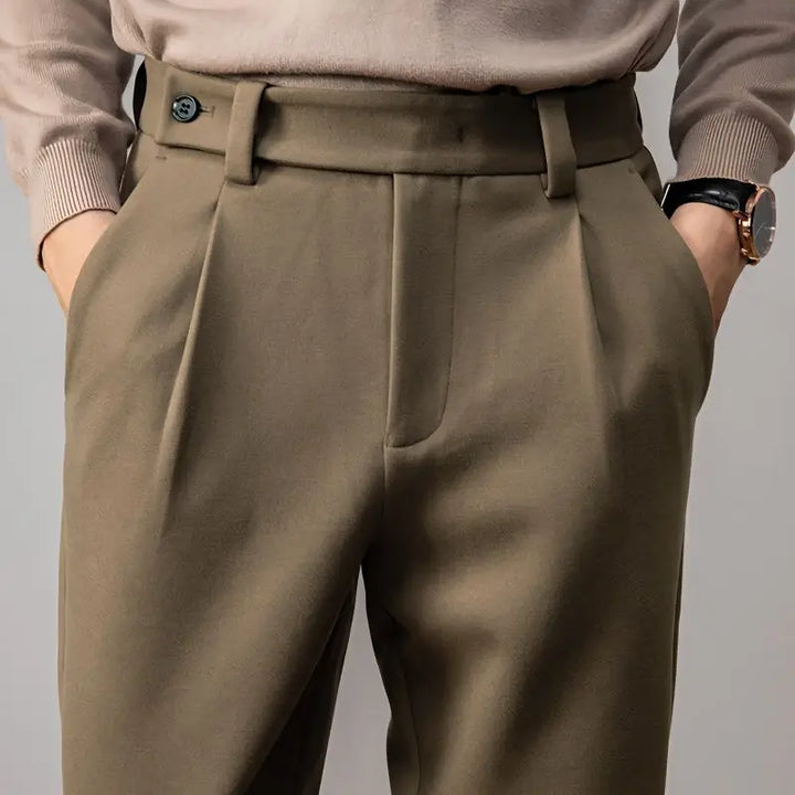 Classic Fit Wool Pant