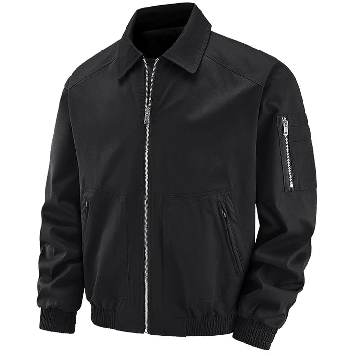 Water Resistant Waxed Zipper Jacket