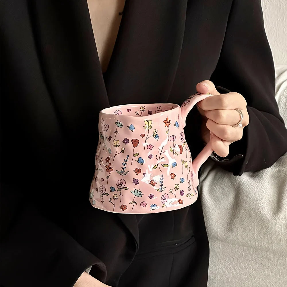 Ceramic Floral Mug