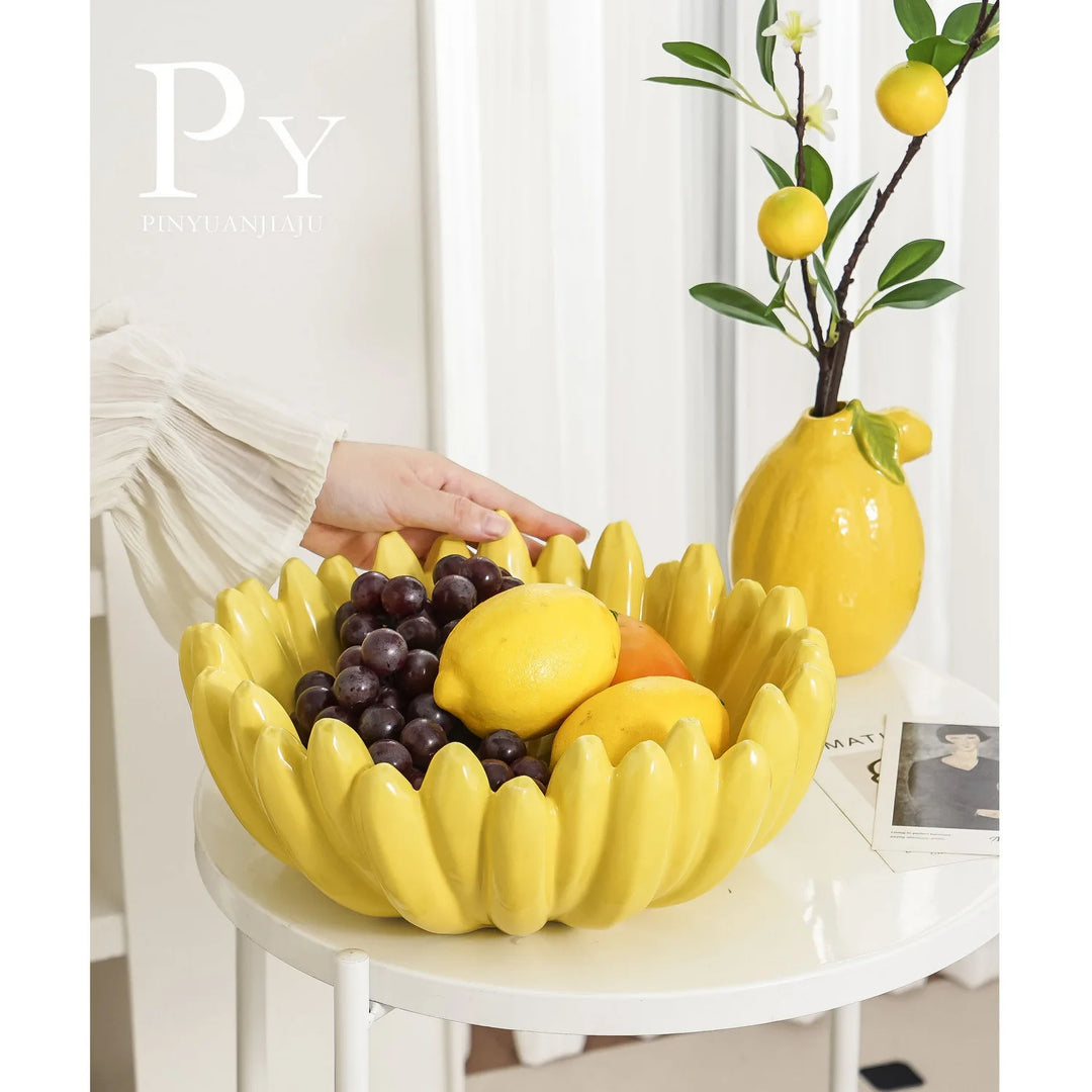 Banana  Ceramic Fruit Plate