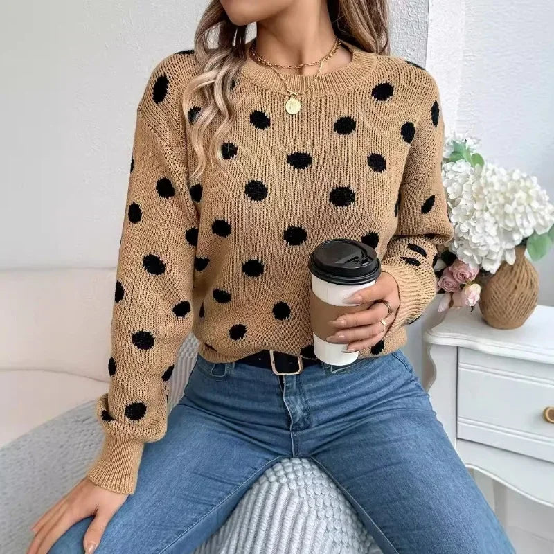 Charlotte Polka Dot Sweater