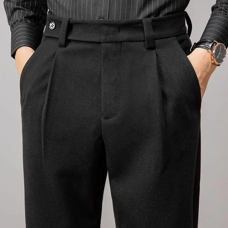 Classic Fit Wool Pant