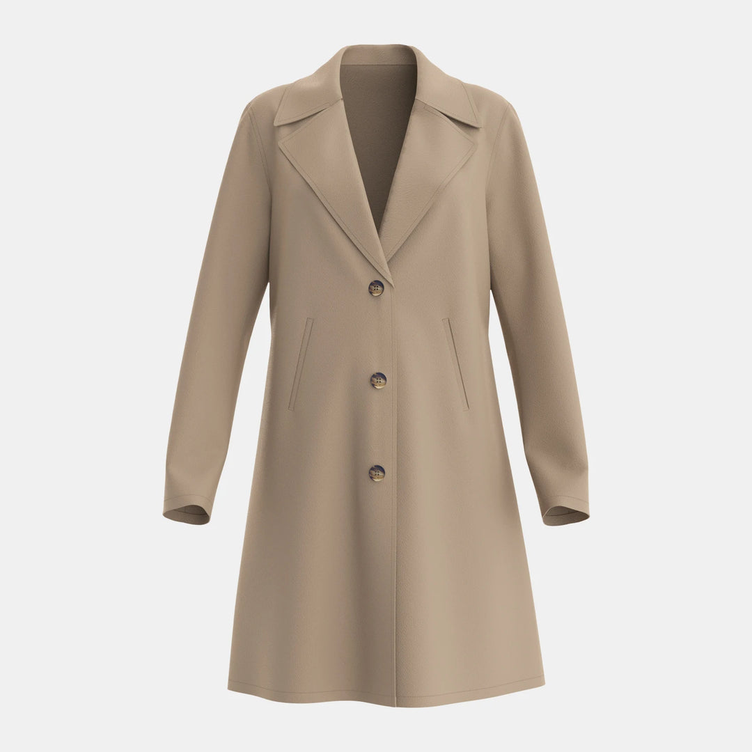 Meghan Classic Lapel Coat