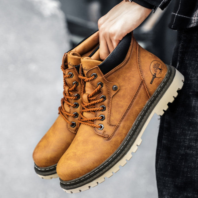 Cazmer Genuine Leather Boots